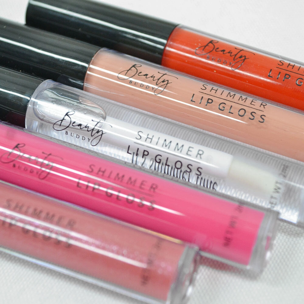 3x Beauty Buddy Shimmer Lip Gloss 07 Power Pink 2ml