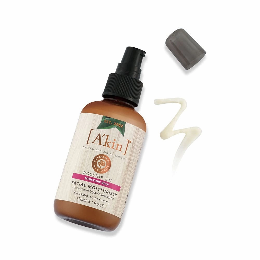 A'Kin Facial Moisturiser Rosehip Oil 150ml