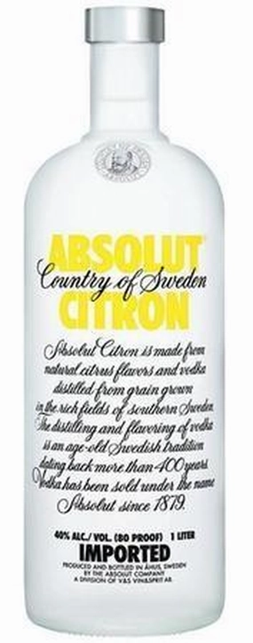 Absolut Vodka Citron