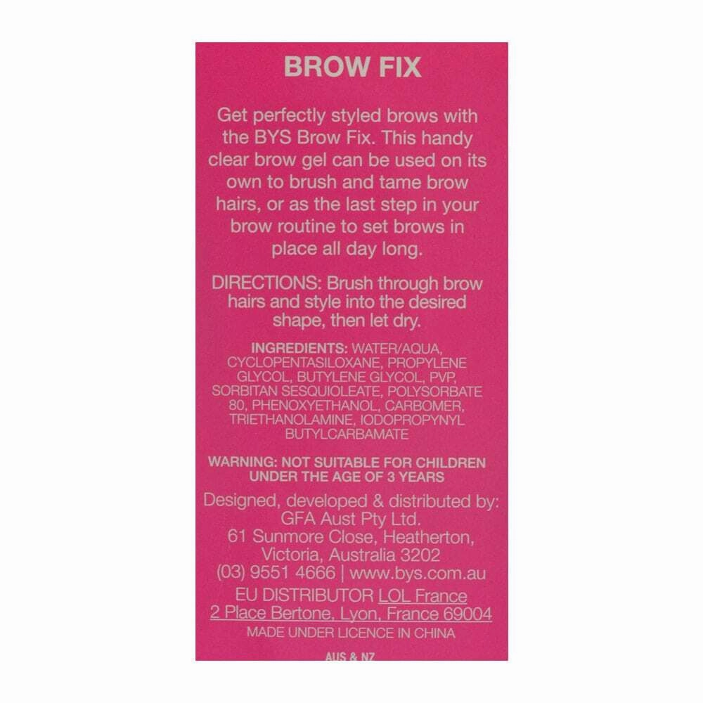 BYS Brow Fix with Mascara Wand 01 Clear