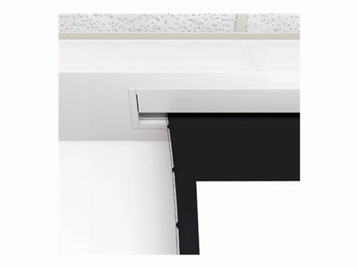 Da-Lite Tensioned Advantage Series Projection Screen - Ceiling-Recessed with Plenum Rated Case and Trim - 130 Screen - Projection DL15017LS