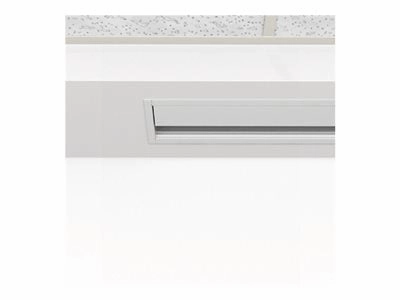 Da-Lite Tensioned Advantage Series Projection Screen - Ceiling-Recessed with Plenum Rated Case and Trim - 130 Screen - Projection DL15017LS