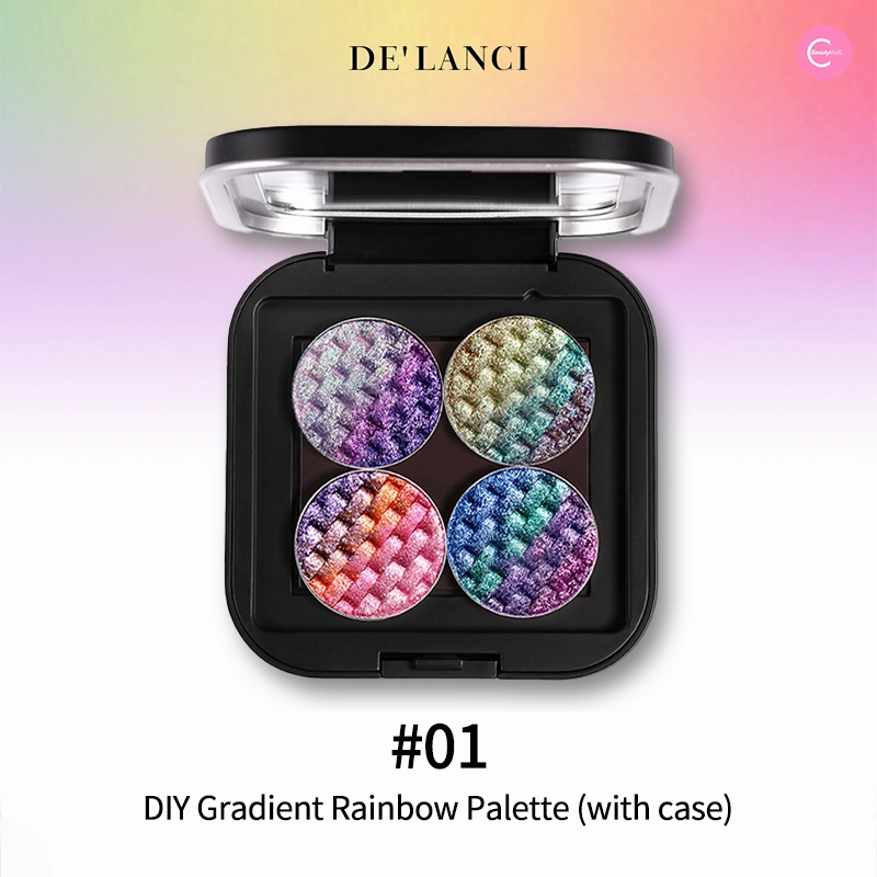 DE'LANCI Dream Player DIY 4-Color Gradient Eyeshadow Palette (purple)