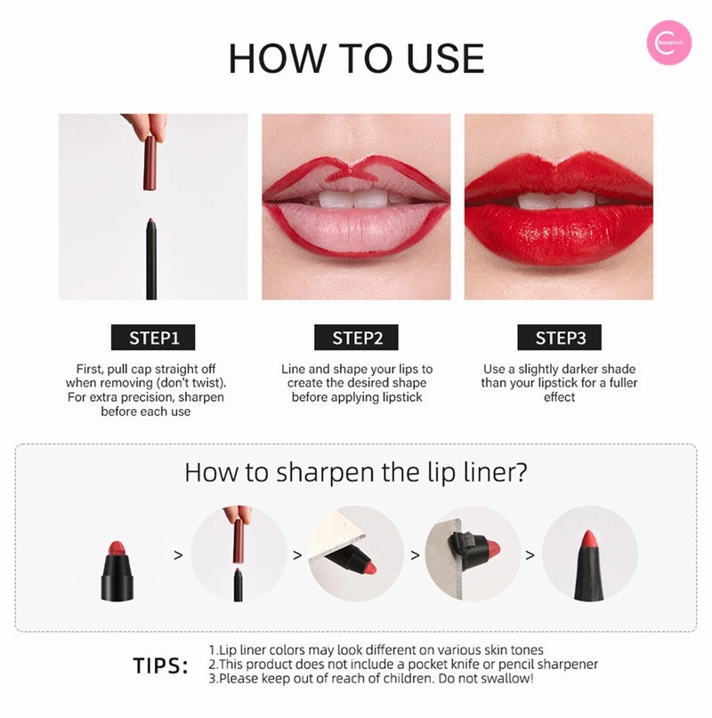 DEROL Precision Lip Liner
