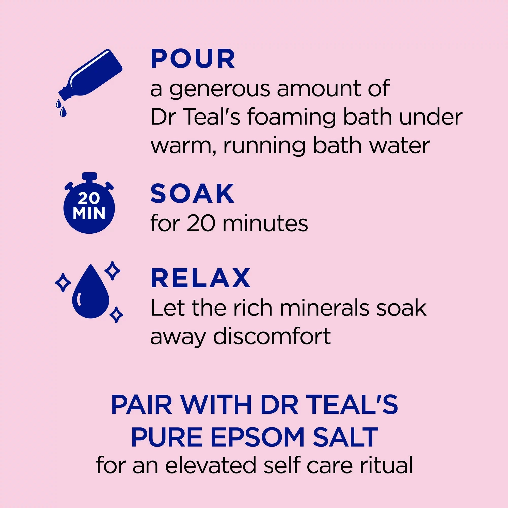 Dr. Teal's Pomegranate & Black Currant Essential Oils Body Wash with Pure Epsom Salt - 24 oz