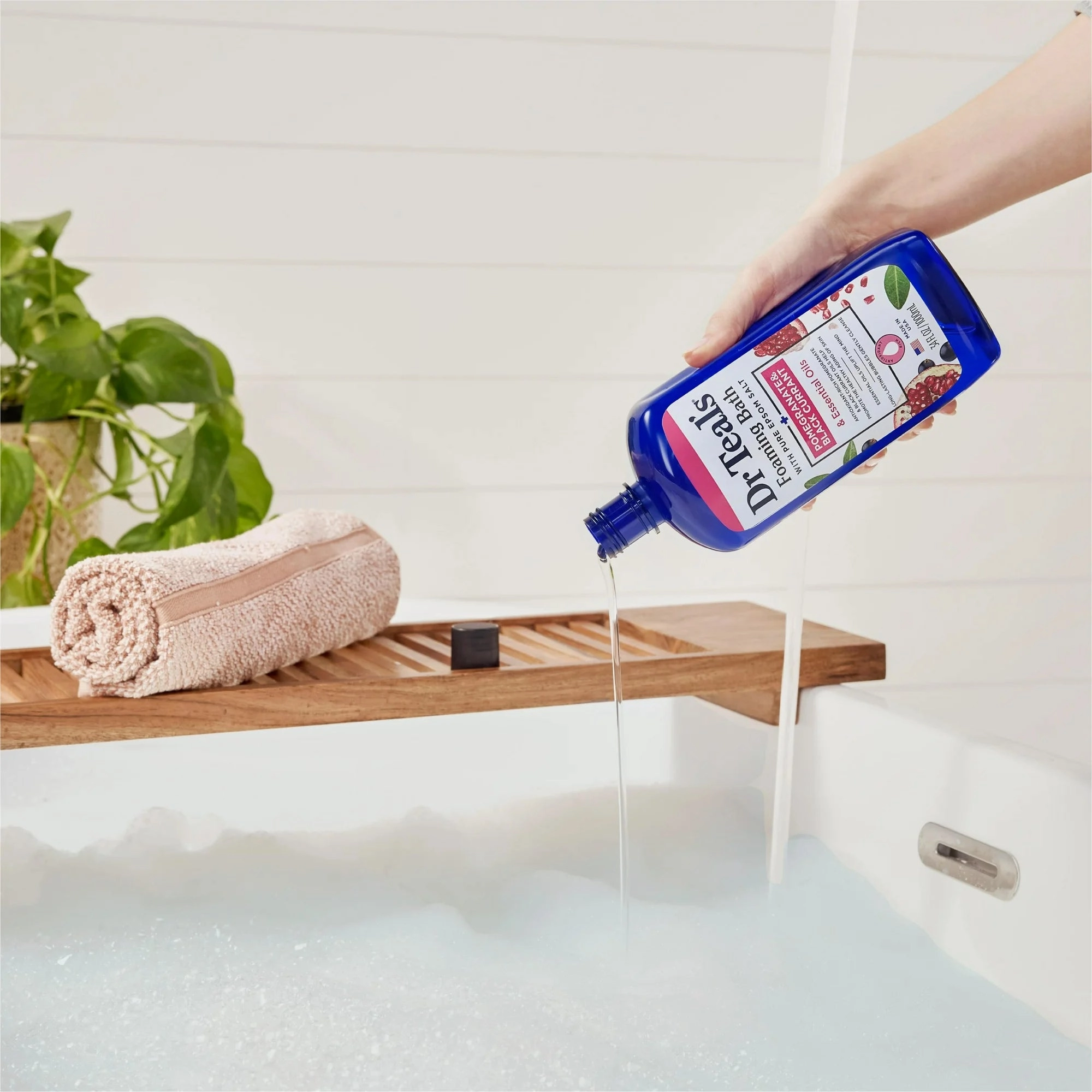 Dr. Teal's Pomegranate & Black Currant Essential Oils Body Wash with Pure Epsom Salt - 24 oz
