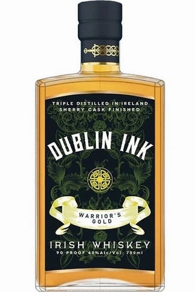 Dublin Ink Warrior's Gold Sherry Cask Irish Whiskey