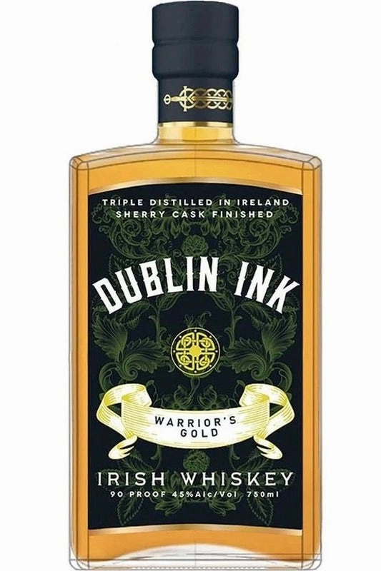 Dublin Ink Warrior's Gold Sherry Cask Irish Whiskey