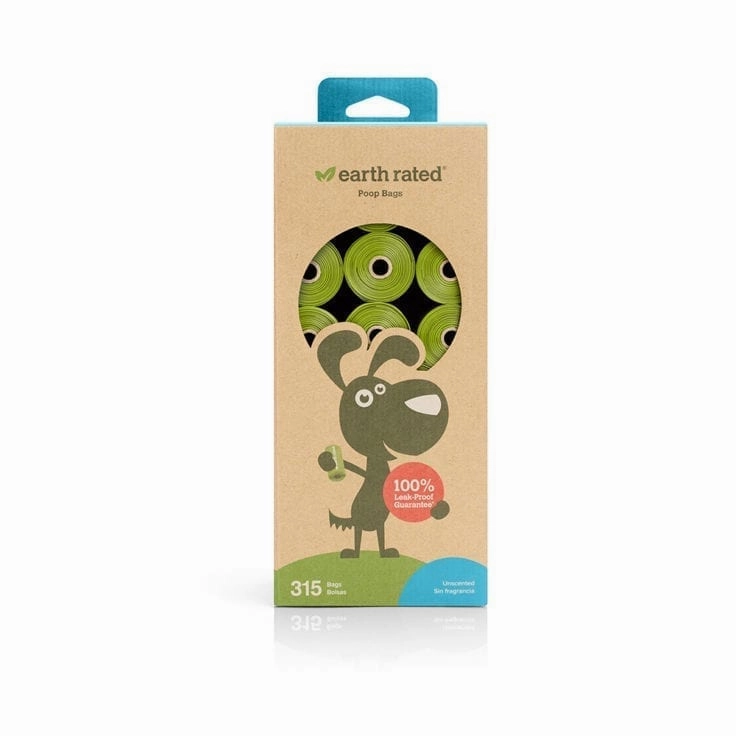Earth Rated Poop Bags Unscented Refill Rolls