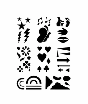 Face Painting Stencil Set for Kids