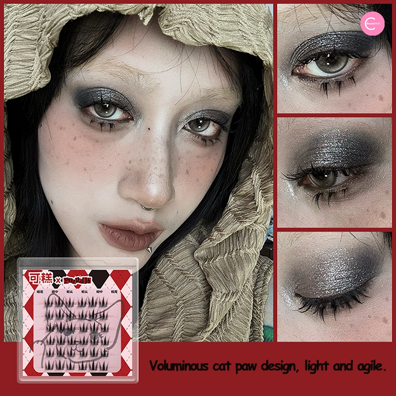 Gaoashes X Freya86 UF23 Midnight Cat Lash – Fluffy Cat Paw Faux Lashes