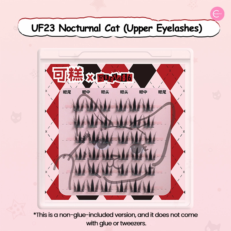 Gaoashes X Freya86 UF23 Midnight Cat Lash – Fluffy Cat Paw Faux Lashes