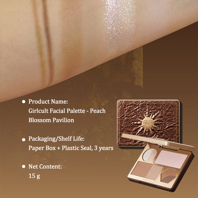 Girlcult Treasure Face Palette - Peach Blossom
