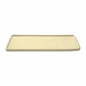 Heavy-Duty Faux Leather Cargo Mat -Universal-fit for Large SUVs and Vans - Beige