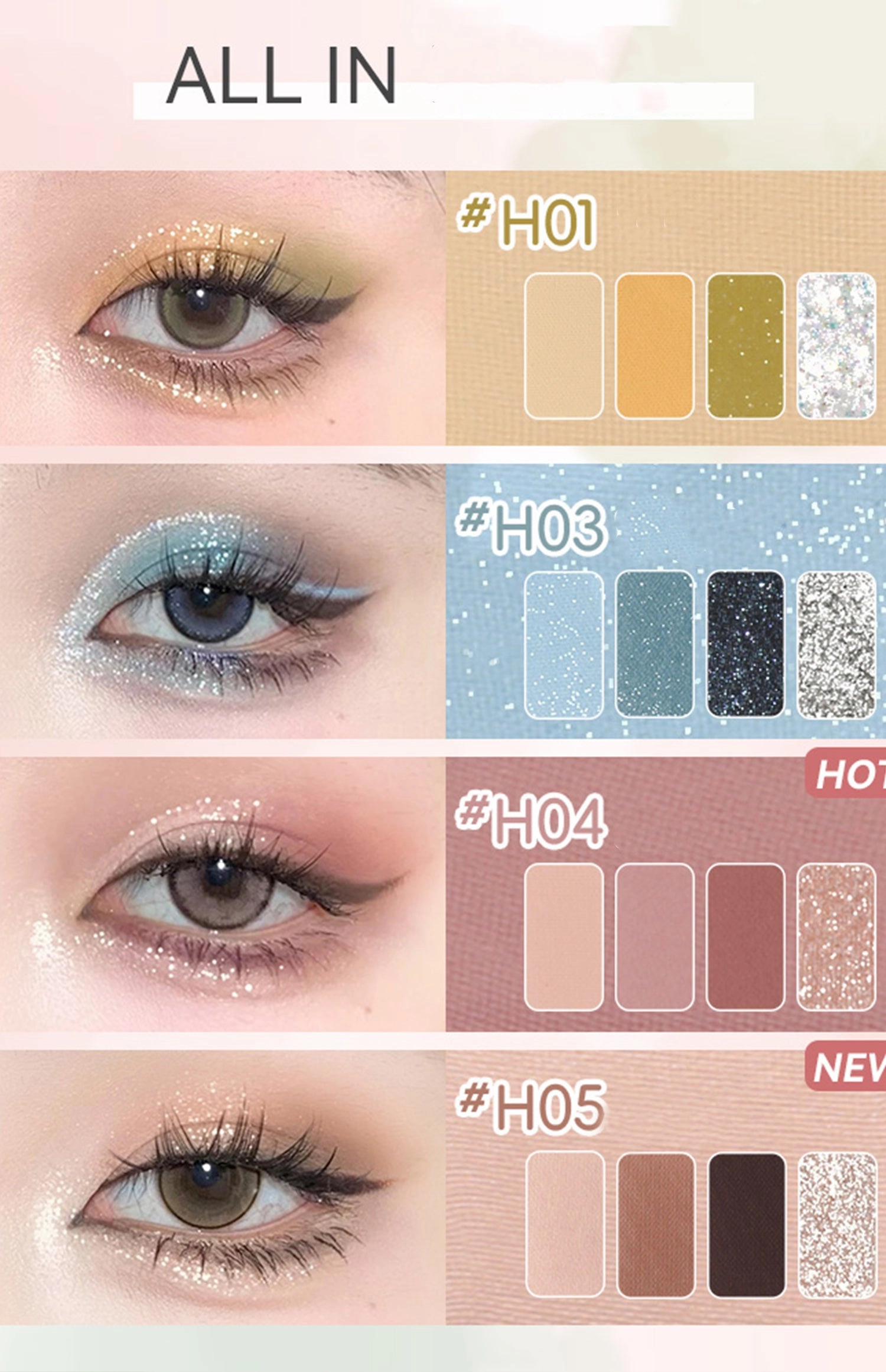 HOLD LIVE Bunny Sweetheart Garden Eyeshadow Palette
