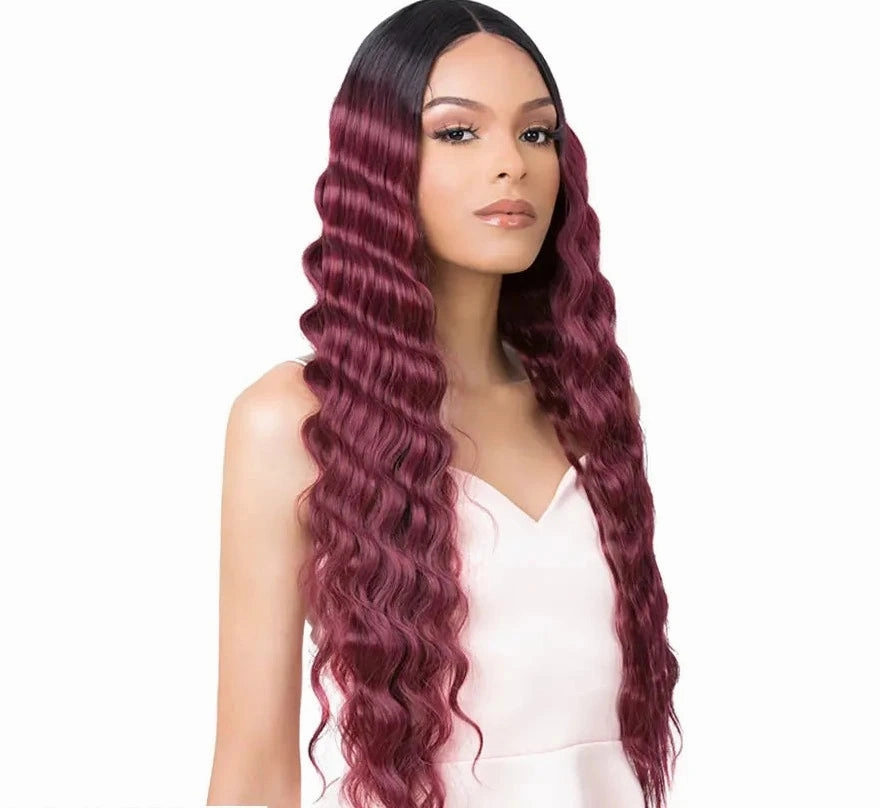 It's a Wig! 5G True HD Transparent Swiss Lace Wig - Crimped4