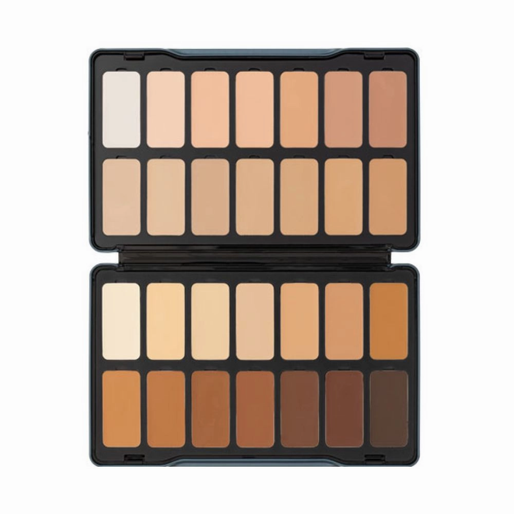 Kryolan Digital Complexion Cream Foundation Palette 28 Color