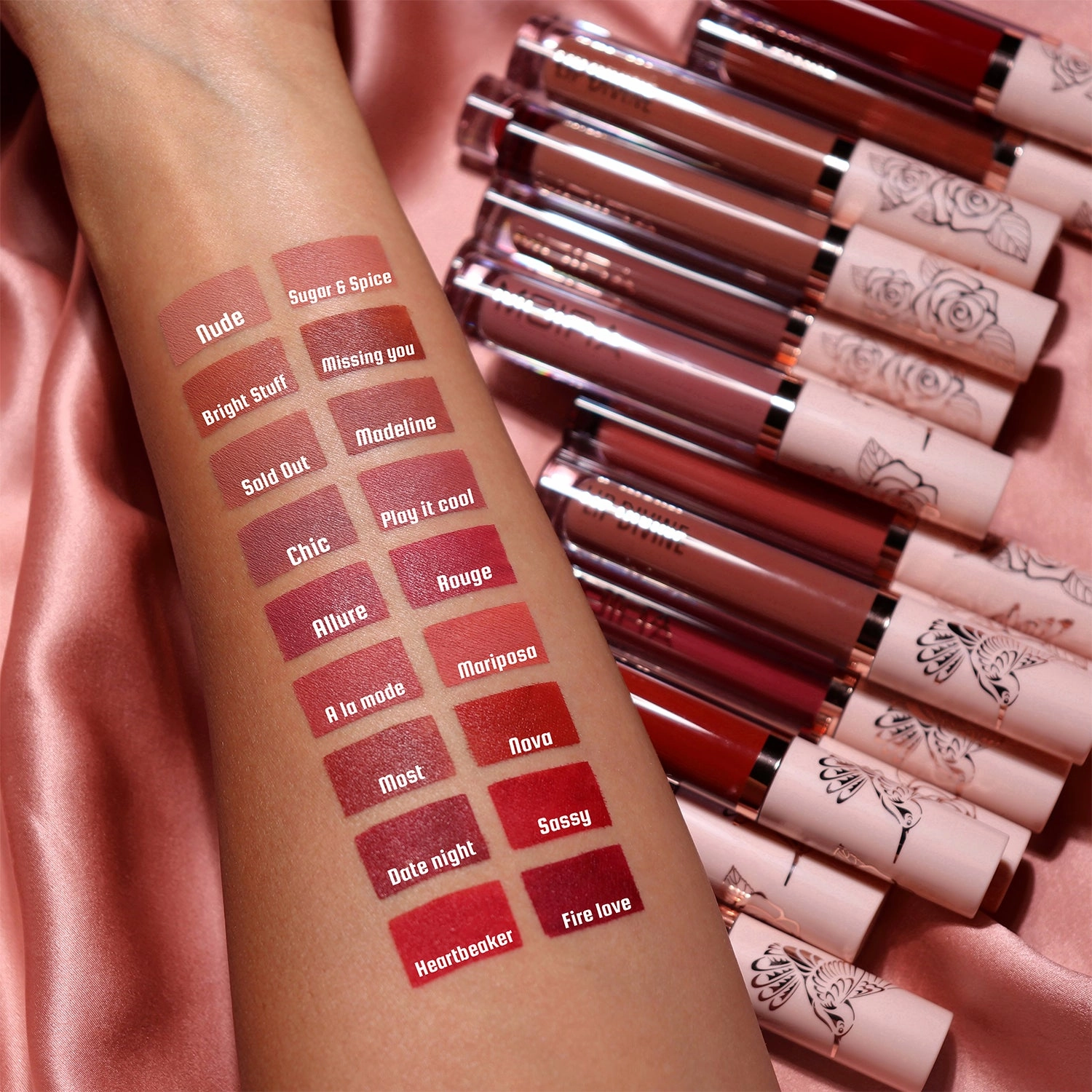 Lip Divine Liquid Lipstick (015, Date Night)