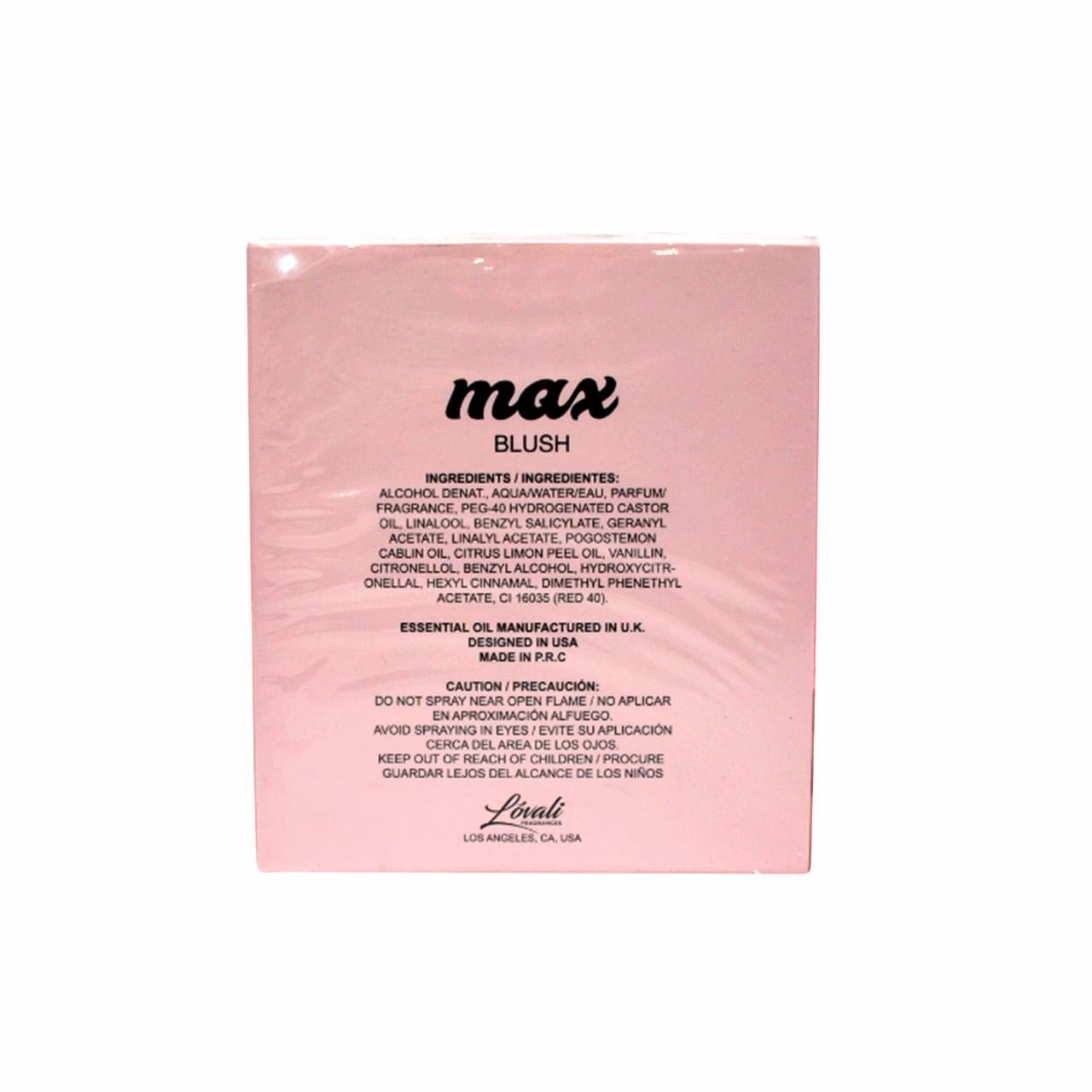 Lovali Max Blush Eau De Parfum 100ml