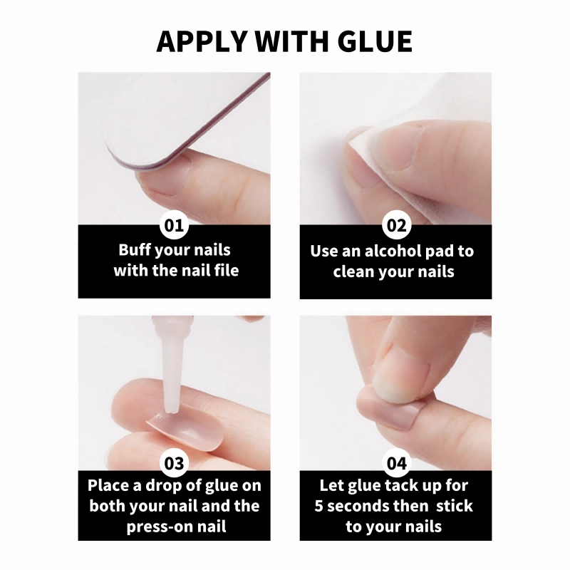 Lustrous Jelly Glam - 3D Press-On Nail