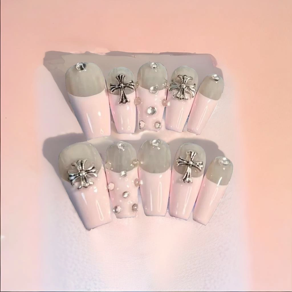 Lustrous Jelly Glam - 3D Press-On Nail