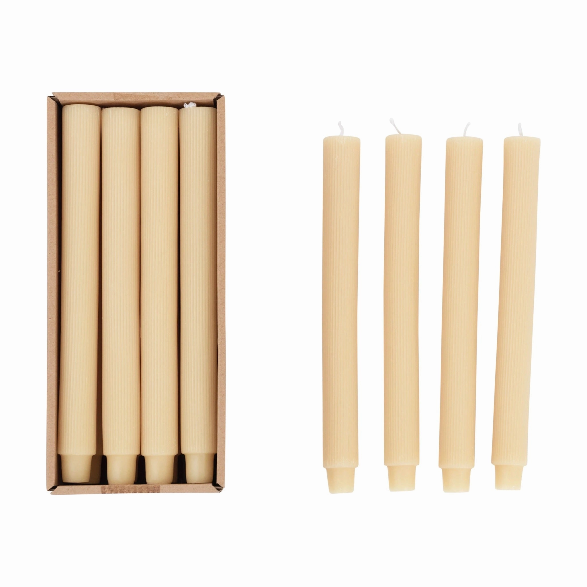Lynn Pleated Taper Candles