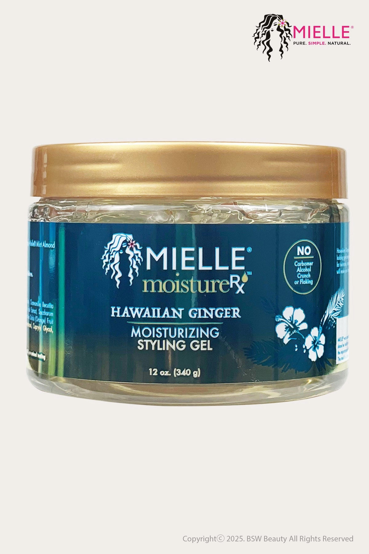 MIELLE MOISTURE RX HAWAIIAN GINGER MOISTURIZING STYLING GEL 12oz