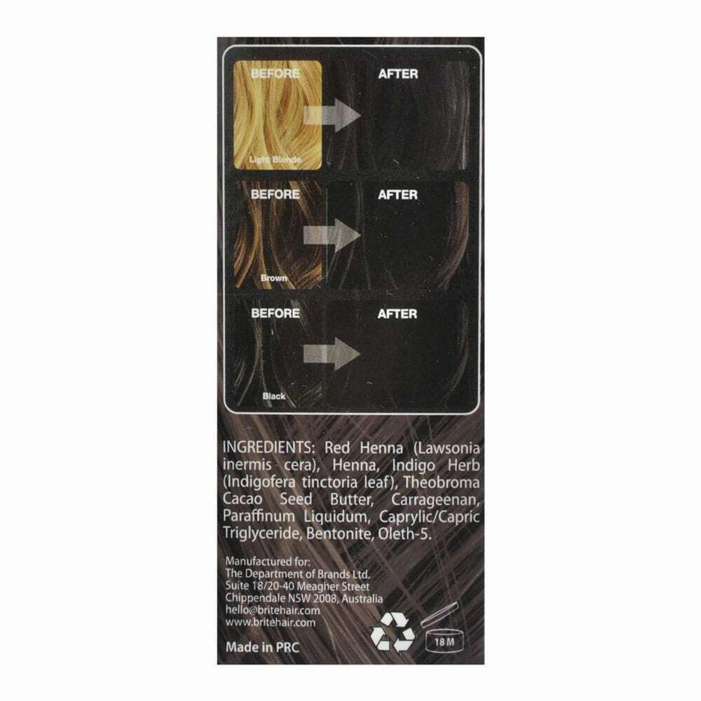 Naturally Brite Henna Hair Dye Black 75ml