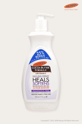 PALMER'S COCOA BUTTER FORMULA DAILY SKIN THERAPY HEALS SOFTENS LOTION [FRAGRANCE FREE] 13.5oz
