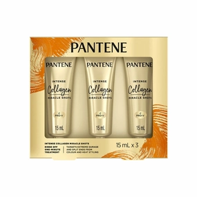Pantene Intense Collagen Miracle Shots 15ml 3pk