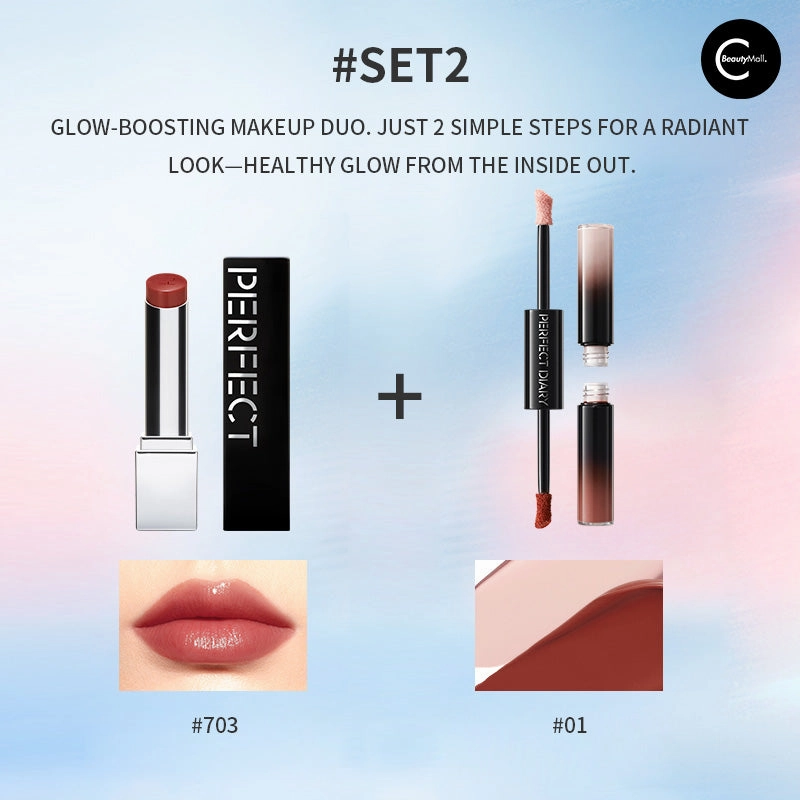 Perfect Diary Dual-Ended Cheek & Lip Bouncy Tint