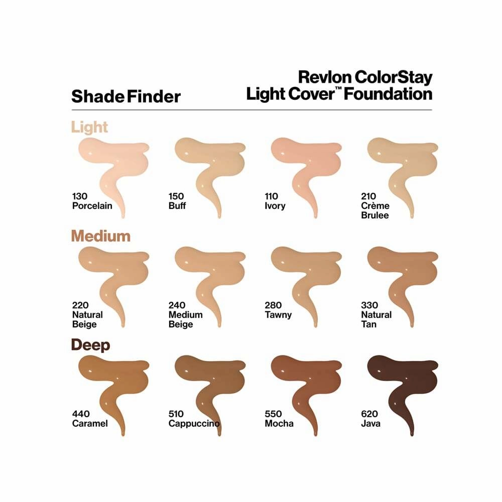 Revlon ColorStay Light Cover Foundation 12Hr SPF30 220 Natural Beige 30ml