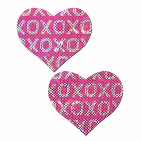 Shattered Glass Heart XOXO Pasties by Pastease