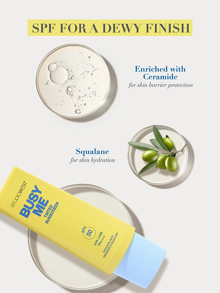 Studiowest Busy Me SPF 50 PA     Tinted Sunscreen - 40 gm