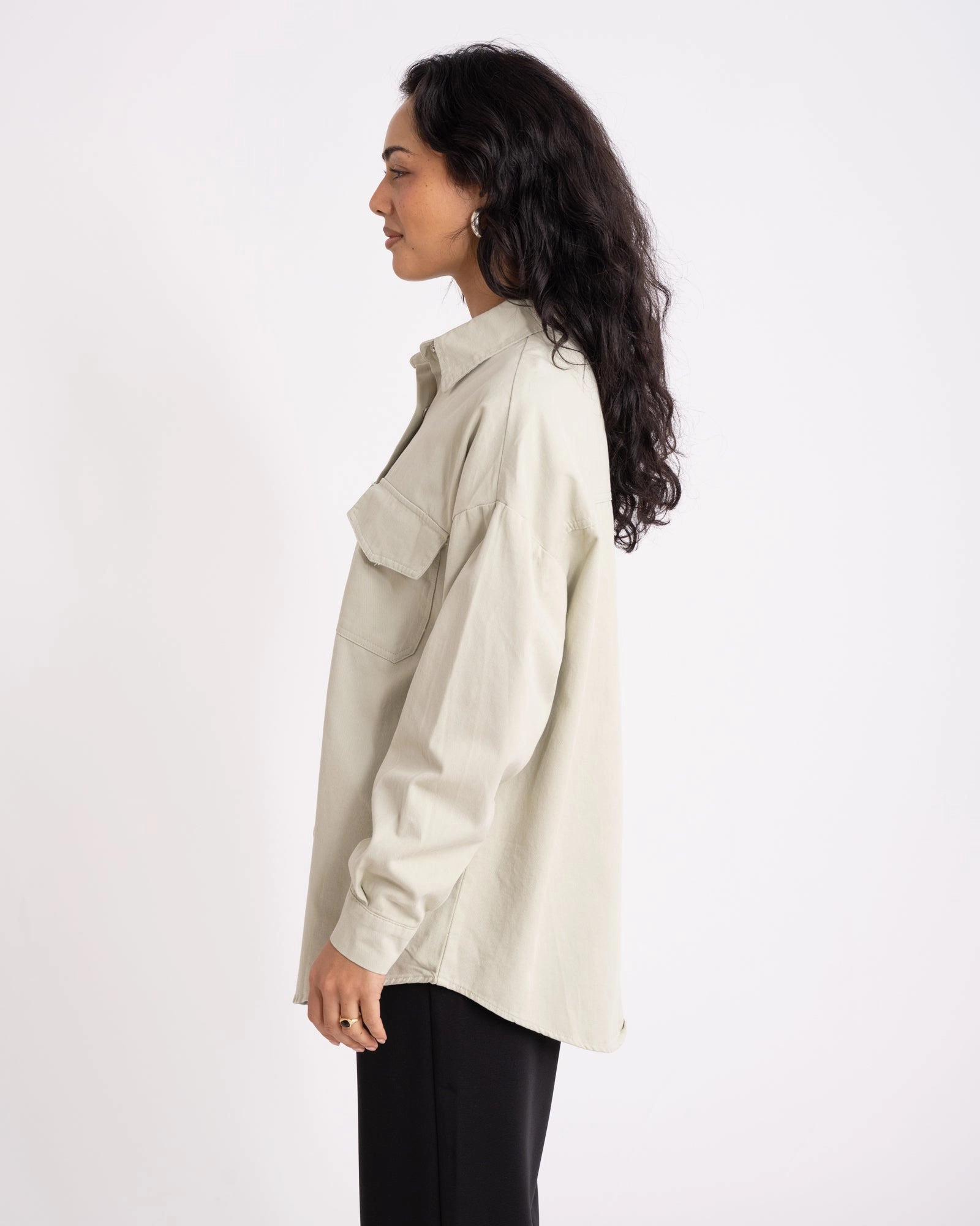 TILTIL Veerle Blouse Sage Green One Size