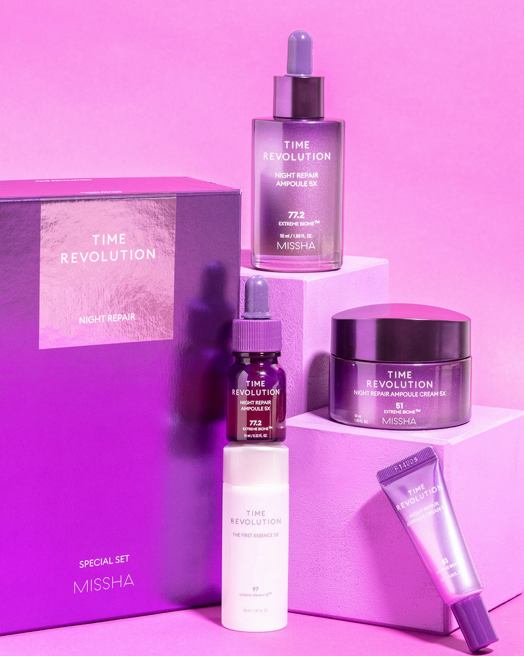 Time Revolution Night Repair Special Set 5X