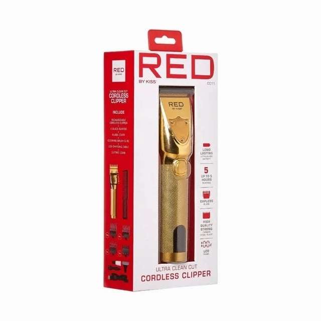 Ultra Clean Cut Cordless Clipper by Red by Kiss [CC11]