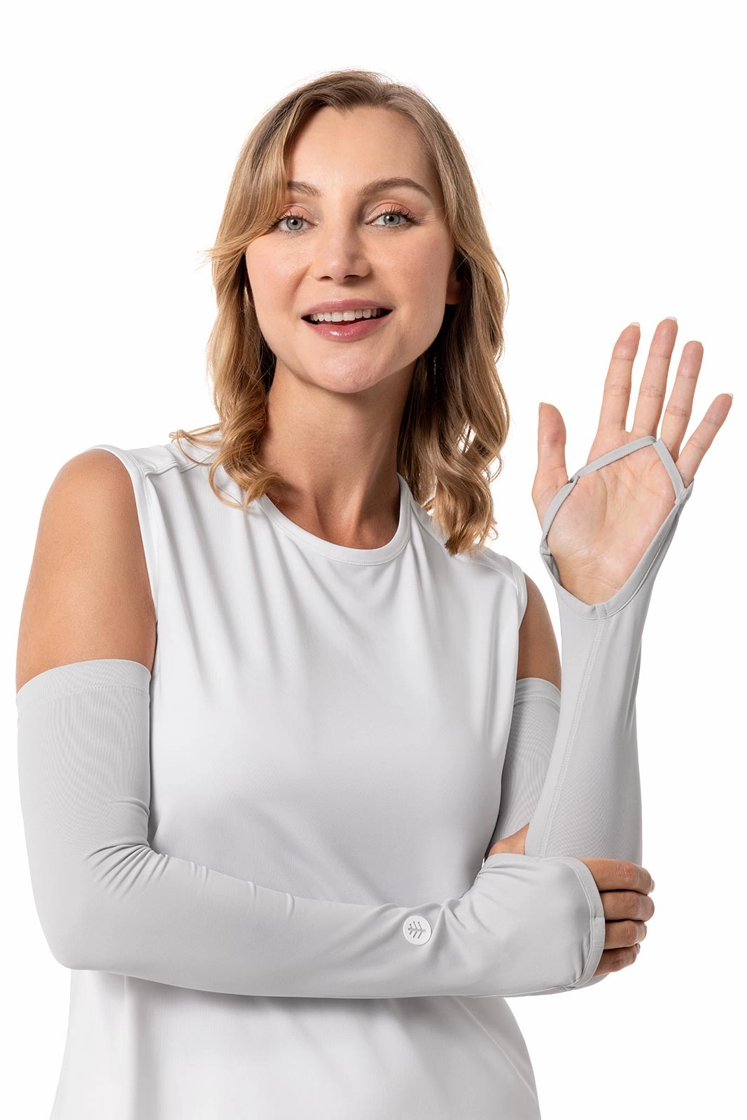 Women's Backspin Performance Sleeves | Sleek Grey