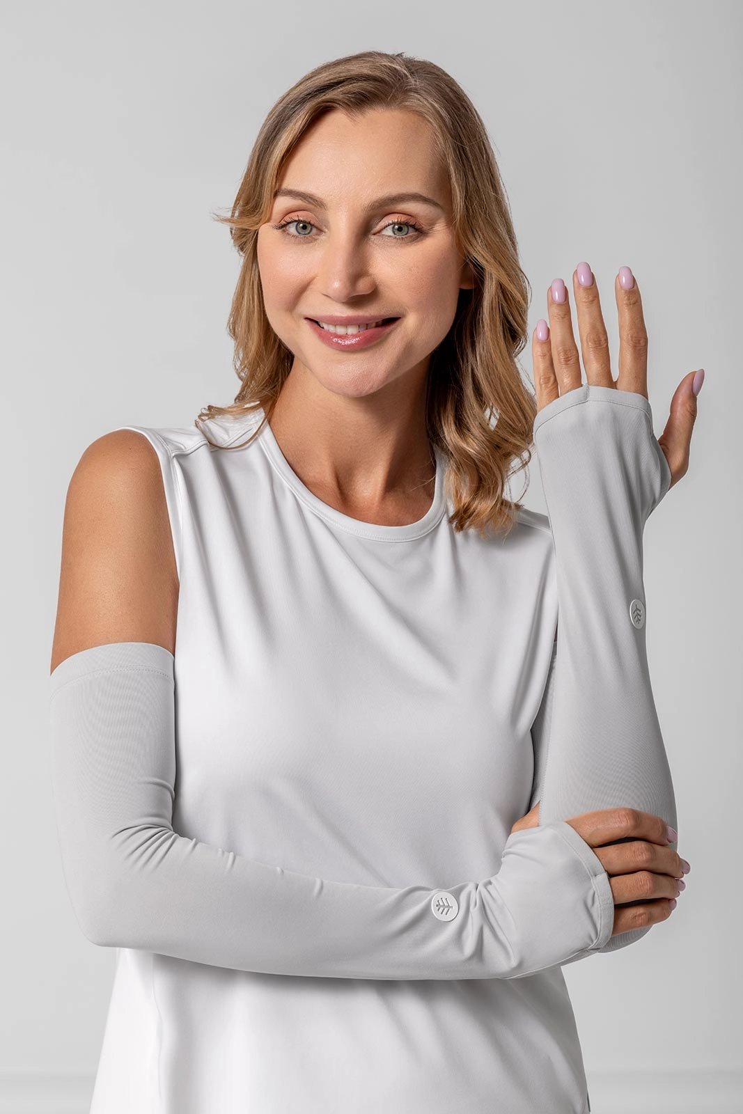Women's Backspin Performance Sleeves | Sleek Grey